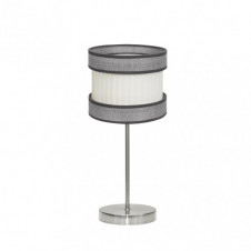 Sobremesa Peq. Home 1xe14 Niquel/gris-beis 45x18x18 Cm