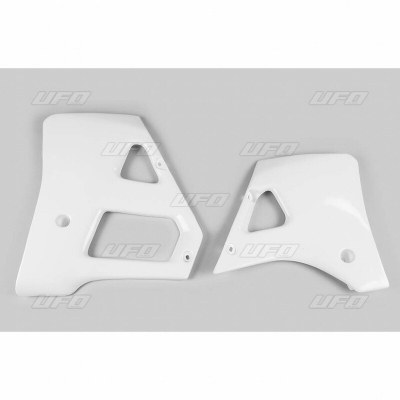 Plásticos laterales de radiador UFO Yamaha blanco YA02815-046 YA02815#046