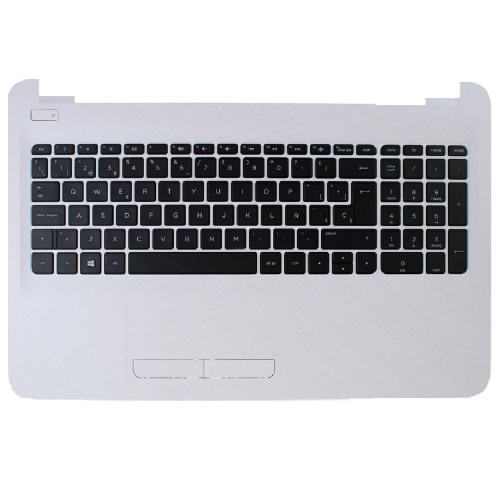 Top case + teclado HP 15-AC Plata 816796-071