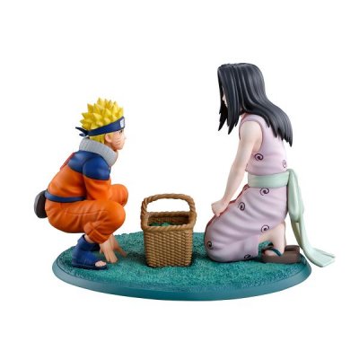 Figura Ichibansho Naruto Uzumaki & Haku - The Land of Waves | Escultura detallada | Edición coleccionista | Producto oficial licenciado