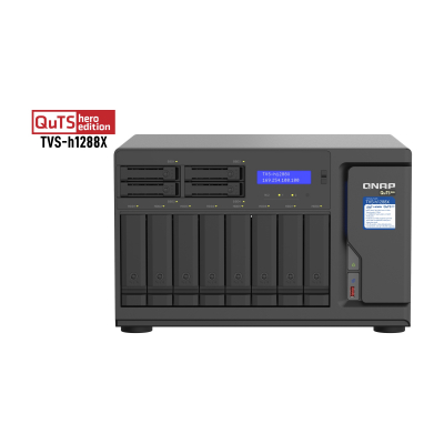 TVS-h1288X NAS Torre Ethernet Negro W-1250