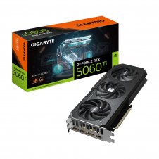 GIGABYTE GeForce RTX 5060 Ti GAMING OC 16G Tarjeta Gráfica ? 16 GB GDDR7, 128 bits, PCI-E 5.0, 2647 MHz Frecuencia del núcleo, 3 x DisplayPort, 1