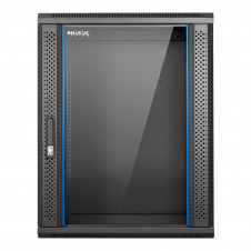 Phasak PHO 2216D armario rack 16U Bastidor de pared Negro