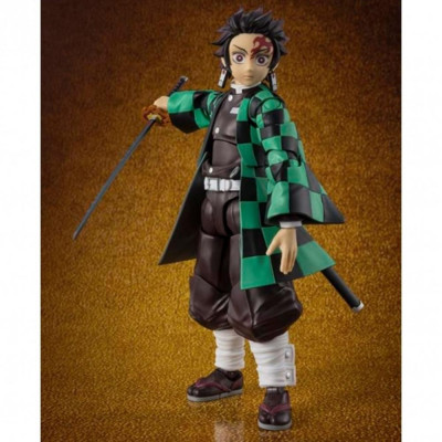 Figura tamashii nations demon slayer kimetsu no yaiba shf tanjiro kamado 14cm