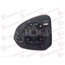 CRISTAL DE ESPEJO DE PUERTA CALEFACTABLE (CON PUNTO CIEGO) (4 pines) (CRISTAL CONVEXO)