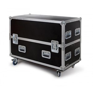 Caja de transporte 2 TV junto 2 soportes Fonestar FPL-50D