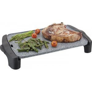 Plancha de asar parrilla Jata GR-558, Granite, 2500W, 46 x 28 cm