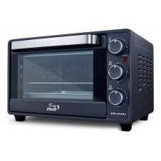 Grunkel HR-23EASY horno 23 L 1600 W Negro, Acero inoxidable