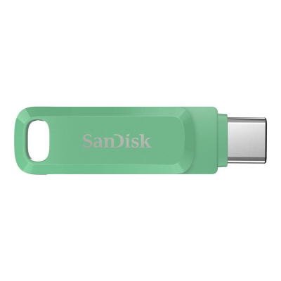 Memoria usb 3.2 usb tipo c sandisk 64gb ultra dual drive go verde absenta