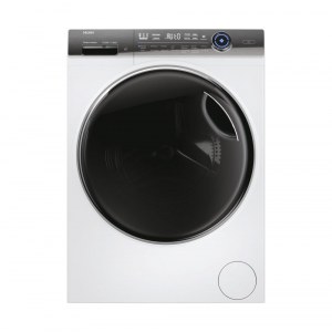 Lavadora - secadora Haier HWD100-BD14979NU1, 10kg lavado, 6kg secado, 1400rpm, clase D, 14 programas, con display, color blanco