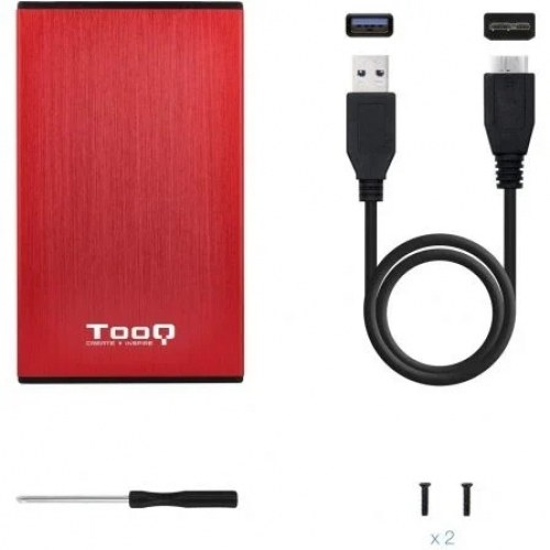 Caja Externa para Disco Duro de 2.5 TooQ TQE-2527R/ USB 3.1