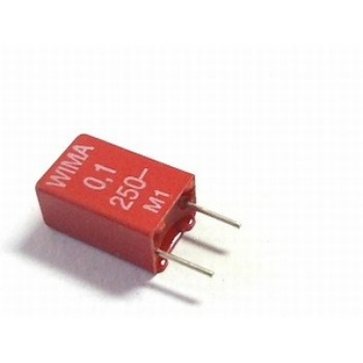 Condensador Poliester 100nF 250Vdc Raster 5mm 100K