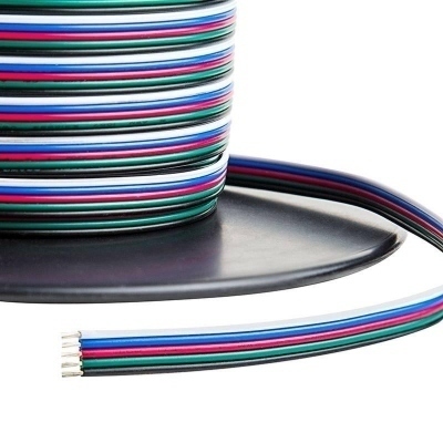 Cable Plano para Tira LED RGB 5x0,50mm (25m)