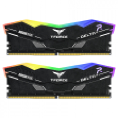 DDR5 TEAMGROUP T-FORCE DELTA RGB 16GB X2 6000 NEGRO CL30-39-39-76 1.4V