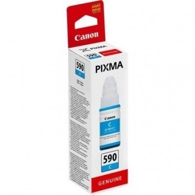 Canon GI590 Cyan Botella de Tinta Original - GI590C/1604C001