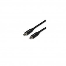 StarTech.com Cable de 2m USB-C a USB-C Macho a Macho con capacidad para Entrega de Alimentación de 5A - USB TipoC - Cable de Carga USB-C - Negro