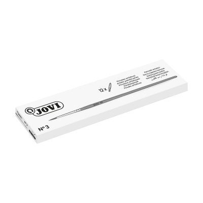 Jovi Pincel Artistico Nº 3 - Pelo Natural Suave - Mango de Madera - Punta Redonda