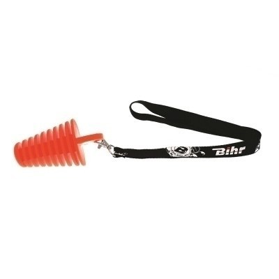 BIHR Exhaust Plug 2 Stroke Orange Ø14 to 37mm L35-63501O