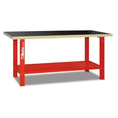 BETA C56B Workbench with Wood Top - Red 056000403