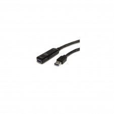 StarTech.com Cable Extensor Alargador USB 3.0 SuperSpeed Activo de 5m - USB A Macho a Hembra - Negro