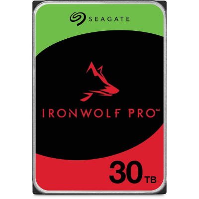 Disco duro interno hdd seagate ironwolf pro nas st30000nt011 30tb 3.5 pulgadas 7200rpm - 512mb - sata 600