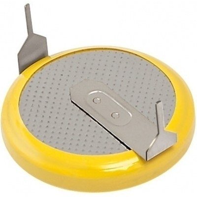 Pila Litio CR1220H con 2Pin Horizontal Cto.Impreso