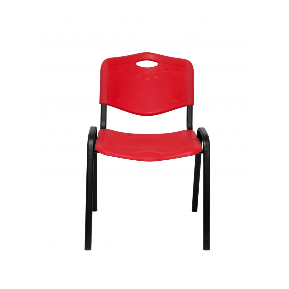 Pack 2 sillas Robledo PVC rojo