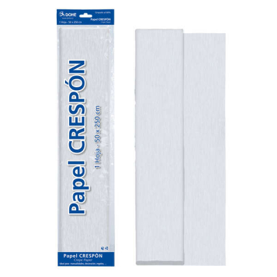Dohe Papel Crespon de 30g - Crepado al 60 % - Ideal para Manualidades y Decoracion - Hoja de 50x250cm