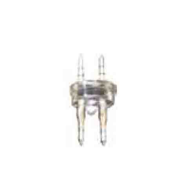 Conector tubo flexilux/flexiled 2 vias 13 mm punta-punta