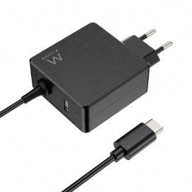 Ewent Cargador USB-CPD 65W + Puerto USB-A