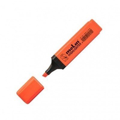 MOLIN MARCADOR FLUORESCENTE VIVA NARANJA - Pack de 10 unidades