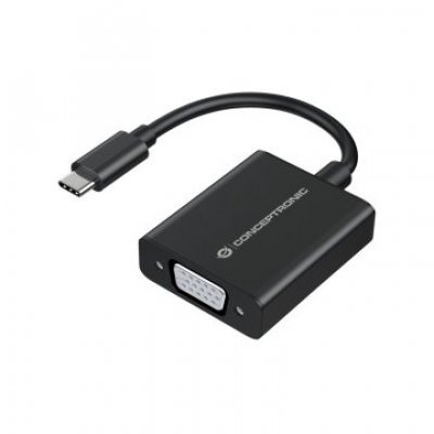 ADAPTADOR USB-C CONCEPTRONIC ABBY05B A 1xVGA HEMBRA 1080P CONCEPTRONIC