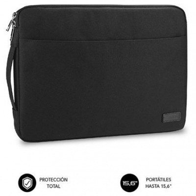 Funda Subblim Urban Laptop Sleeve para Portátiles hasta 15.6/ Negra