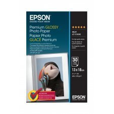 Epson Premium Glossy Photo Paper - 13x18cm - 30 Hojas