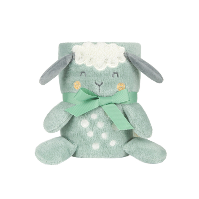 Manta de regalo con bordado 3D Sleepy Sheep