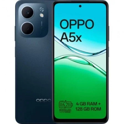 Smartphone Oppo A5x 4GB/ 128GB/ 6.67/ Negro Azul