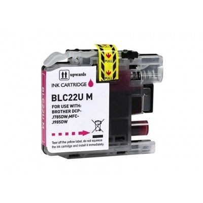 Brother LC22U Magenta Cartucho de Tinta Generico - Reemplaza LC22UMBP