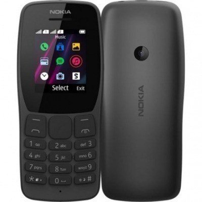 Teléfono Móvil Nokia 110/ Negro
