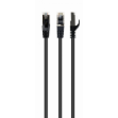 CABLE RED S-FTP GEMBIRD CAT 6A LSZH NEGRO 1 M