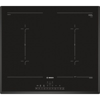 Bosch Serie 6 PVQ651FC5E hobs Negro Integrado 60 cm Con placa de inducción 2 zona(s)