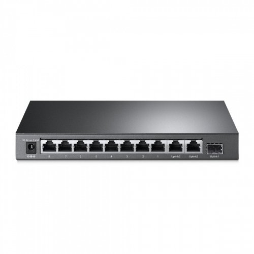 TP-Link - TL-SG1210MP switch No administrado Gigabit Ethernet PoE Negro