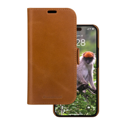 Lynge funda para teléfono móvil Folio Marrón
