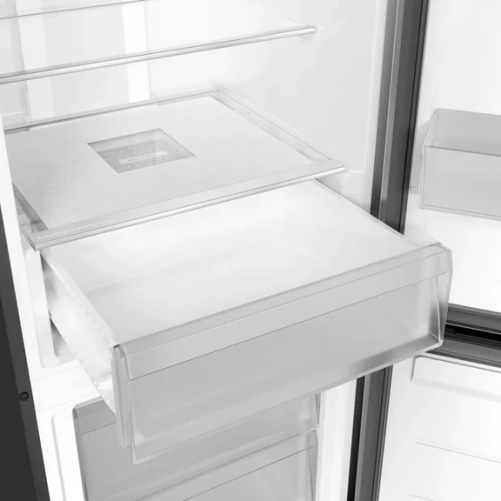 Frigorífico combi Candy CNCQ2T6S18CX, 185 x 59,5 x 59,9 cm, No Frost, clase C, 159 kWh/año, 35 dB, 315 litros, inox - imagen 10
