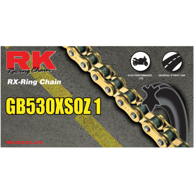 530 XSOZ1 Drive Chain RK GB530XSOZ1-118-CLF