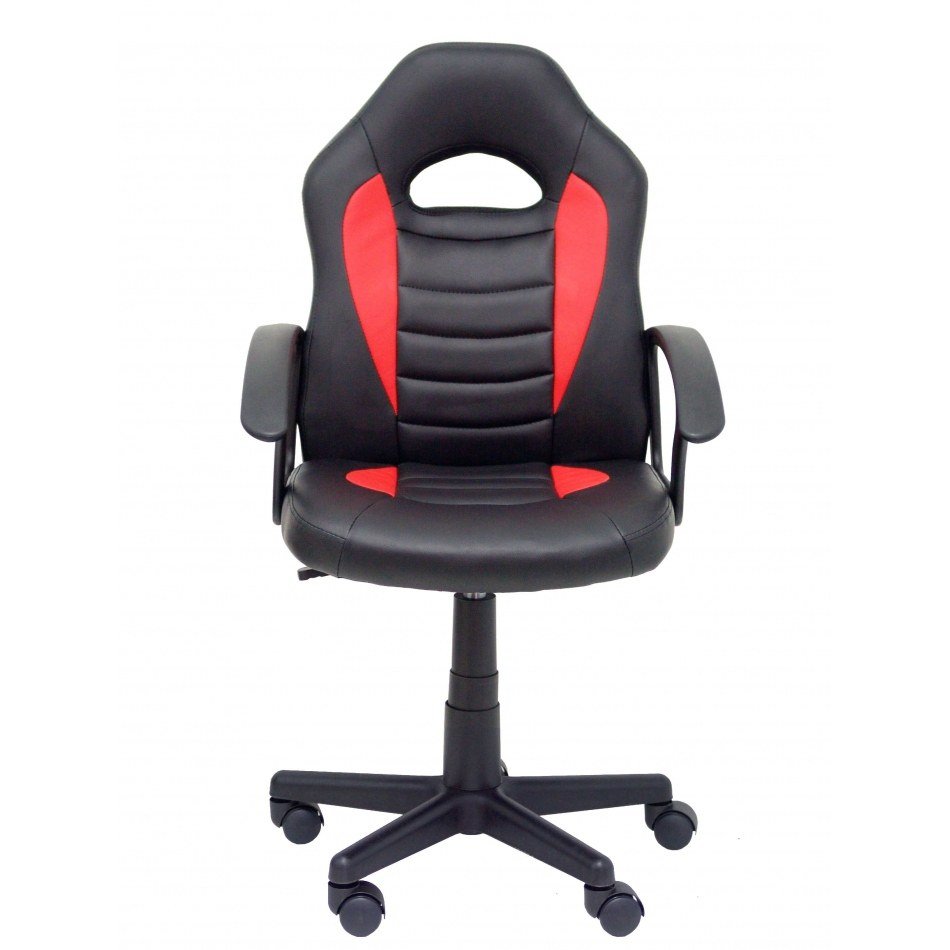 Silla juvenil gaming Mohedas similpiel negro y rojo