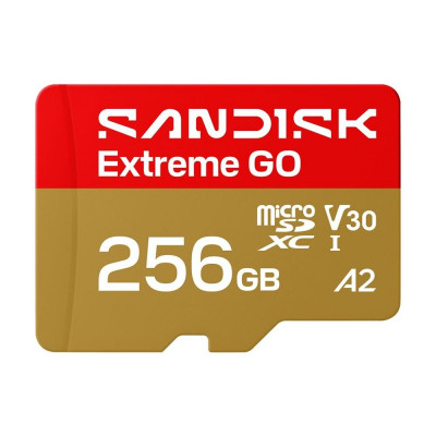 Tarjeta memoria micro secure digital 256gb sandisk extreme go uhs - i u3
