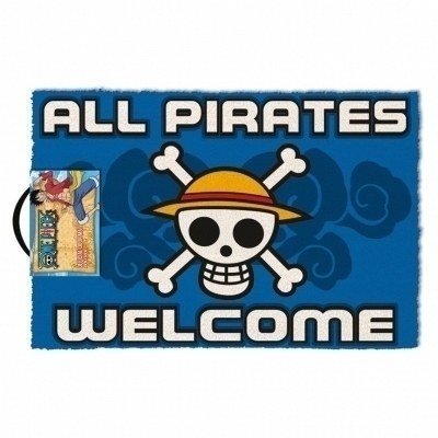Felpudo pyramid one piece all pirates welcome