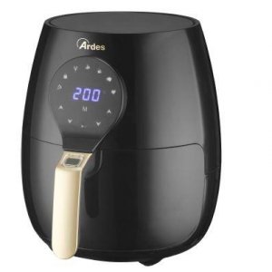 Freidora de aire Ardes AR1K33, 5 litros, 1450W, sin aceite, negro