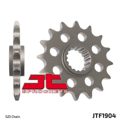 Piñón JT SPROCKETS acero estándar 1904 - Paso 525 JTF1904.16