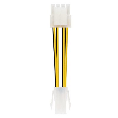 Nanocable - CABLE ALIMENTACION 4PIN/H-4+4PIN/M, 15CM